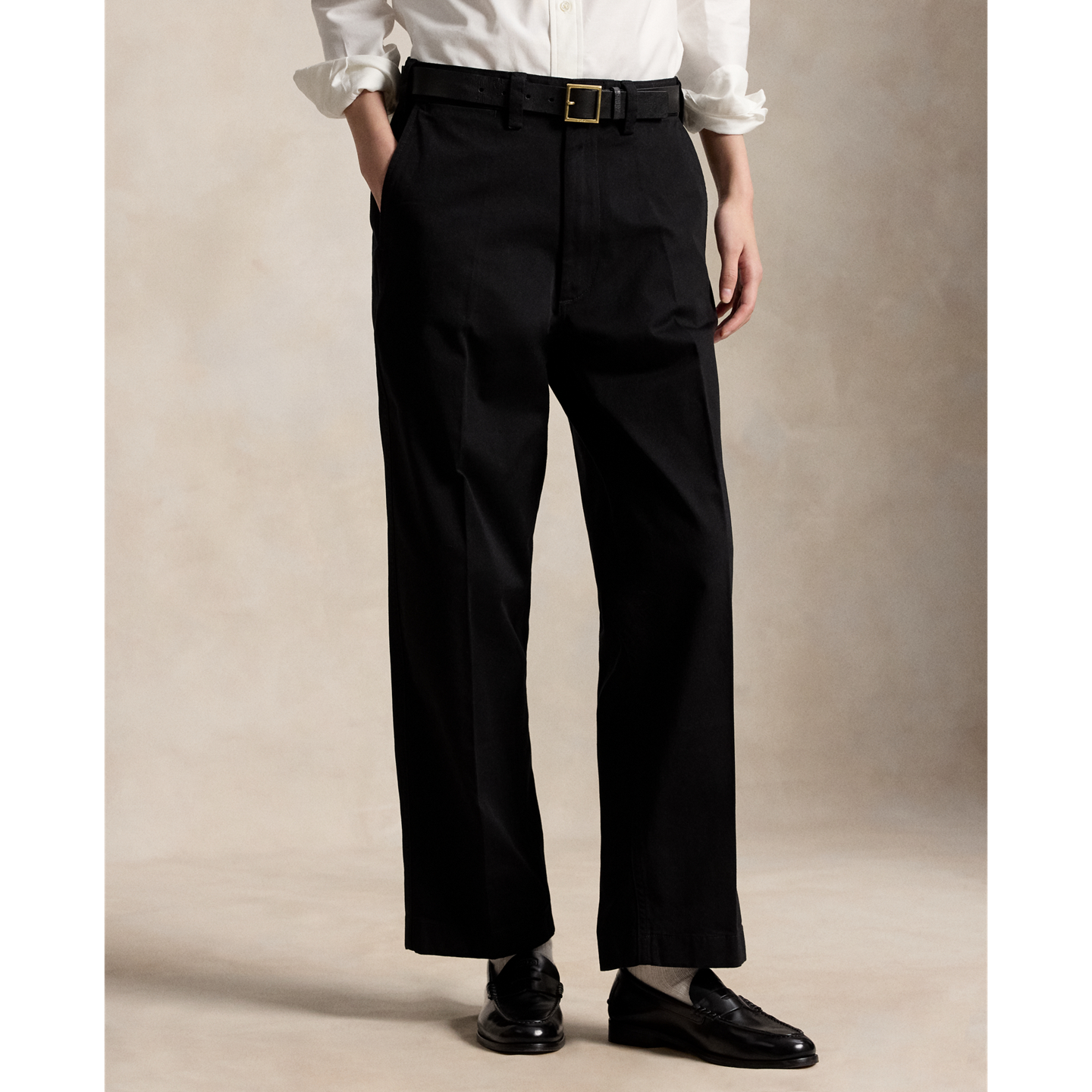 Мужские брюки Ralph Lauren Burroughs Relaxed Fit Polo Sport, цвет: Чёрный — фото 3