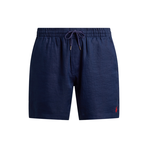 Newport Navy 6-Inch Polo Prepster Linen Short Polo Ralph Lauren 2