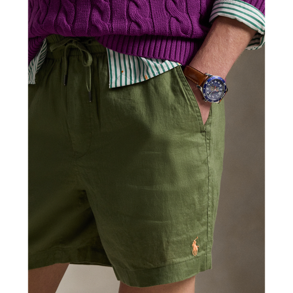 Garden Trail 6-Inch Polo Prepster Linen Short Polo Ralph Lauren 6