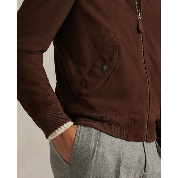 Suede Flight Jacket