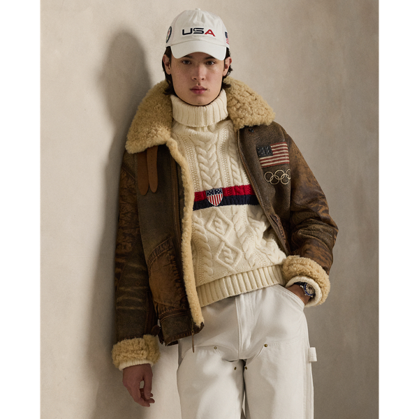 Team USA Shearling Jacket - thumbnail 3