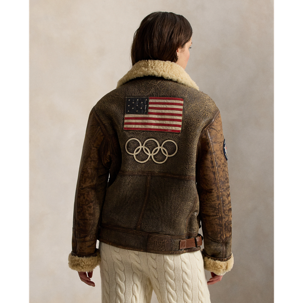 Team USA Shearling Jacket - thumbnail 6