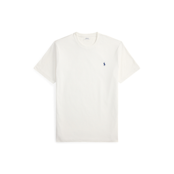 White Jersey Crewneck T-Shirt Big & Tall 1