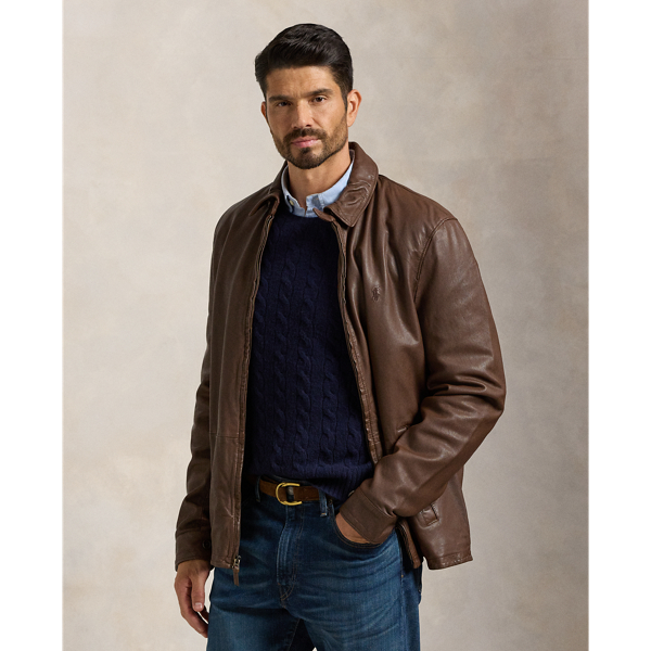 Leather Jacket for Men Ralph Lauren UK