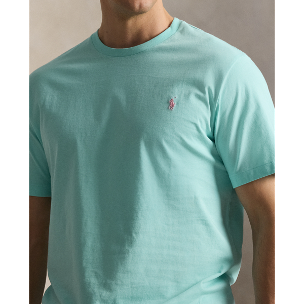 New Aqua Jersey Crewneck T-Shirt Big & Tall 6