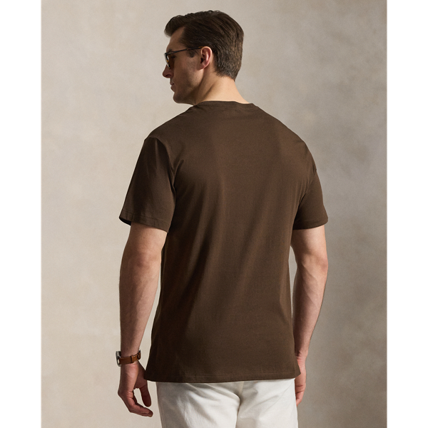 Nutmeg Brown Jersey Crewneck T-Shirt Big & Tall 5