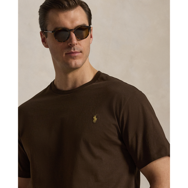 Nutmeg Brown Jersey Crewneck T-Shirt Big & Tall 6