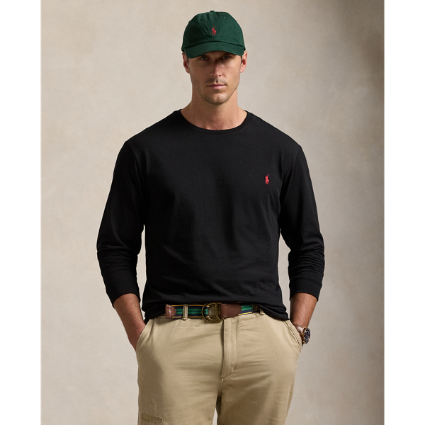 Classic Fit Jersey Long Sleeve T Shirt for Men Ralph Lauren UK