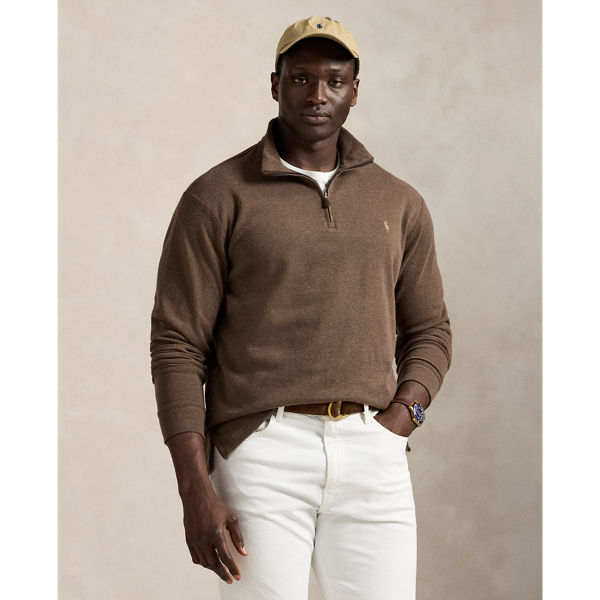 Polo Ralph Lauren ハーフジップ ESTATE RIB M Polo Ralph Lauren Mens Estate-Rib Quarter-Zip Pullover