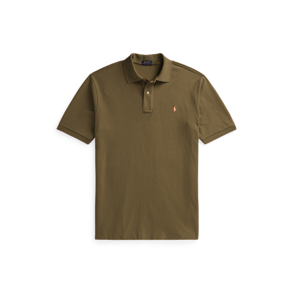 Classic Fit Palm-Camo Mesh Polo Shirt
