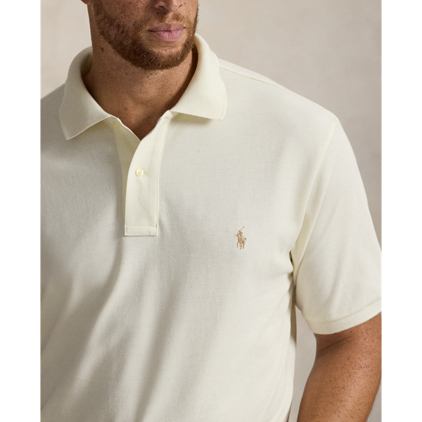 Das legendäre Piqué-Poloshirt Big & Tall in Parchment Cream 6