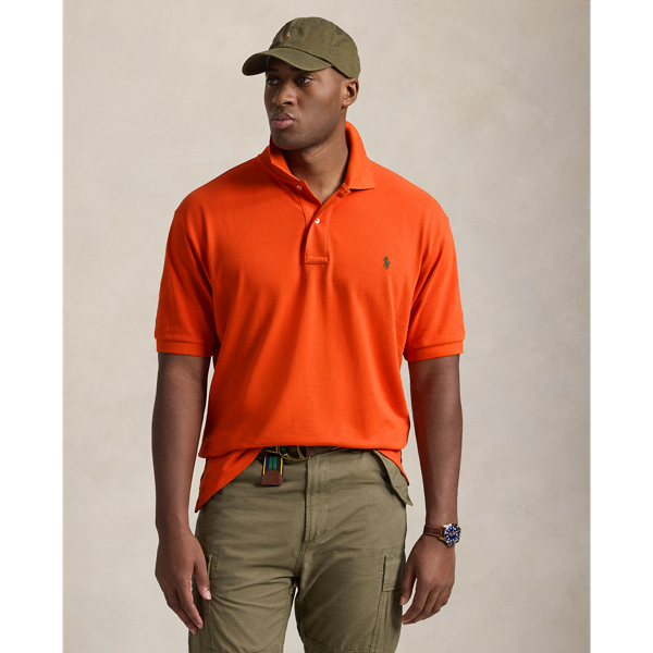 Men s Orange Big Tall Polo Shirts Ralph Lauren