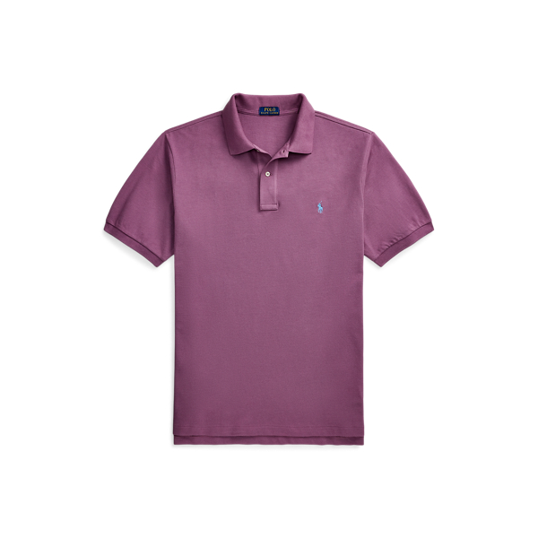 Purple polo shirt with yellow horse hotsell