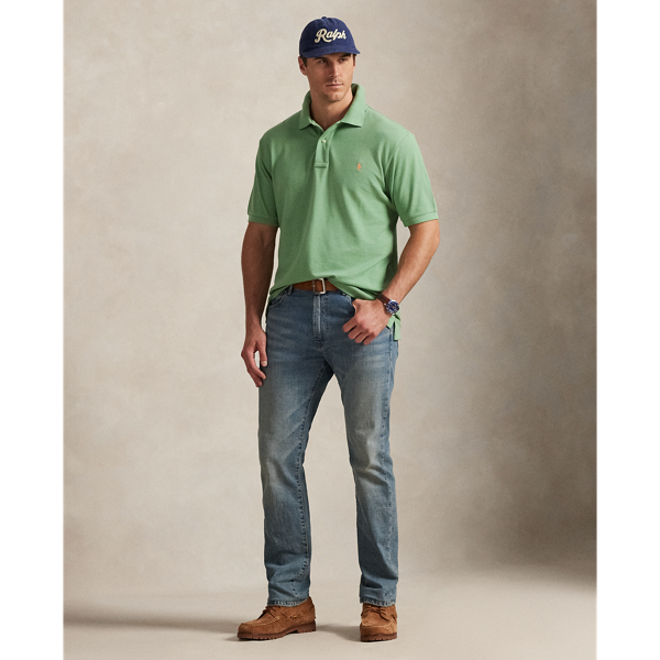 Outback Green The Iconic Mesh Polo Shirt Big & Tall 4