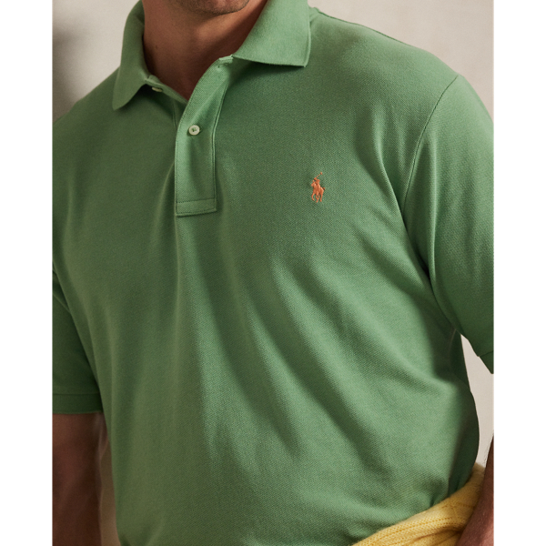 Outback Green The Iconic Mesh Polo Shirt Big & Tall 6