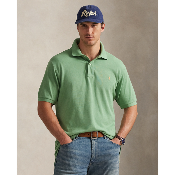 Outback Green The Iconic Mesh Polo Shirt Big & Tall 7