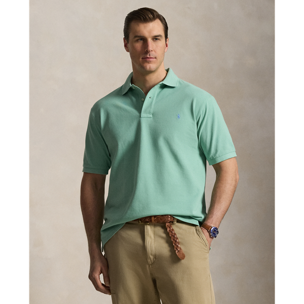 Celadon The Iconic Mesh Polo Shirt Big & Tall 1