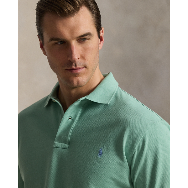 Celadon The Iconic Mesh Polo Shirt Big & Tall 6