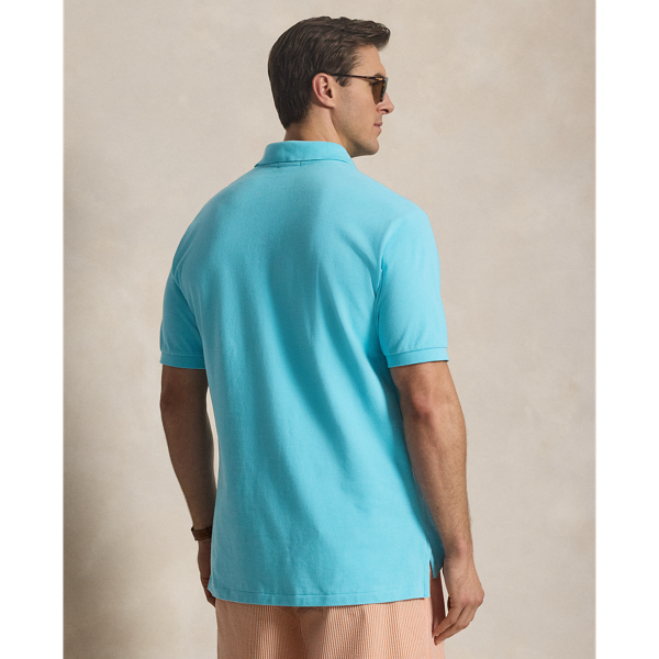 Perfect Turquoise The Iconic Mesh Polo Shirt Big & Tall 5