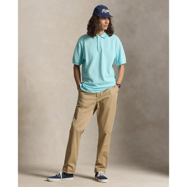 New Aqua The Iconic Mesh Polo Shirt Big & Tall 4