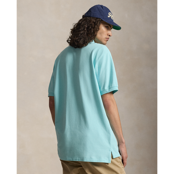 New Aqua The Iconic Mesh Polo Shirt Big & Tall 5