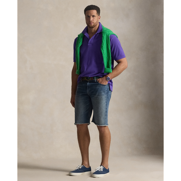Le polo iconique en coton piqu&eacute; Big & Tall en Violet cabane 4