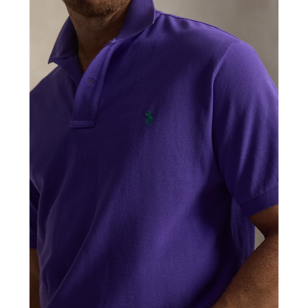Le polo iconique en coton piqu&eacute; Big & Tall en Violet cabane 6