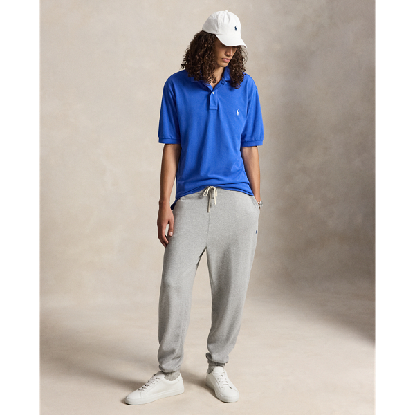 New Iris Blue The Iconic Mesh Polo Shirt Big & Tall 4