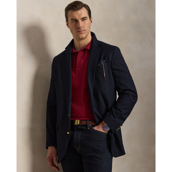 Heritage Red The Iconic Mesh Polo Shirt Big & Tall 7