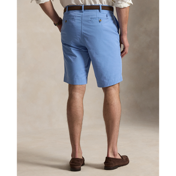 Short in chino stretch Classic-Fit Big & Tall in Blu Bristol 4
