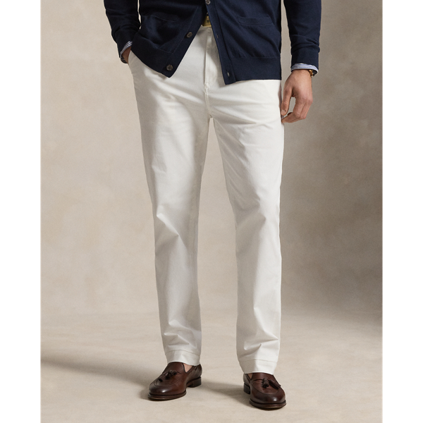 White Bedford Classic Fit Washed Chino Pant Big & Tall 4