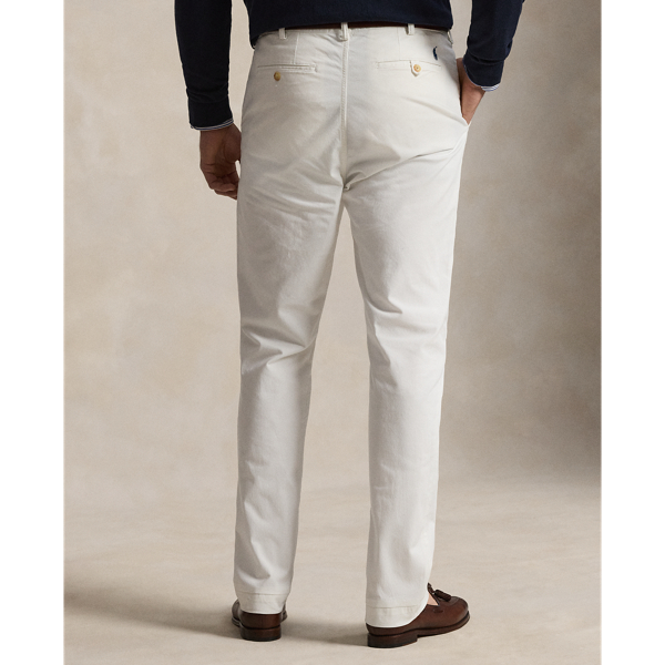 White Bedford Classic Fit Washed Chino Pant Big & Tall 5