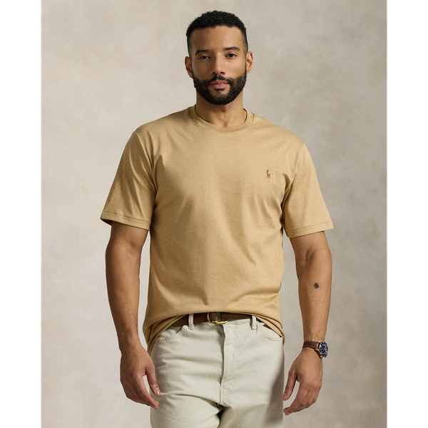 T-shirt à col rond en coton doux