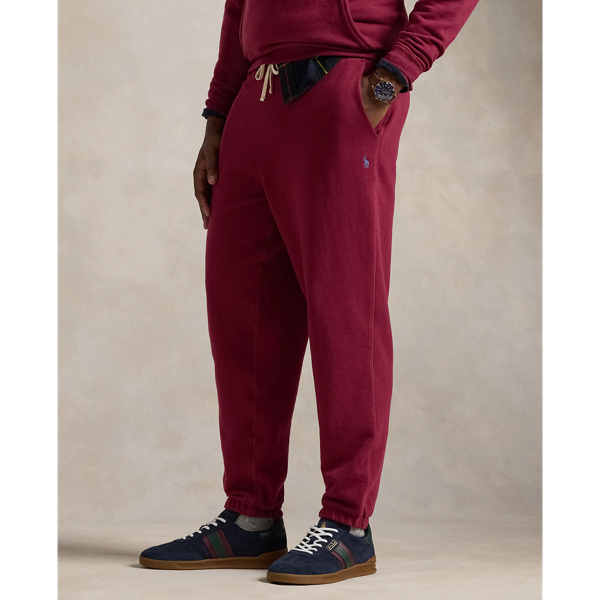 Burgundy polo sweatsuit deals