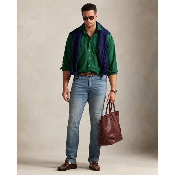 Garment-Dyed Oxford Shirt