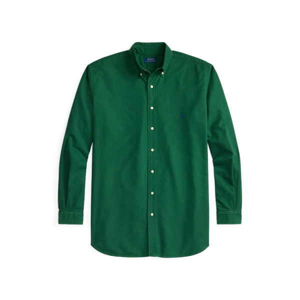 Garment-Dyed Oxford Shirt