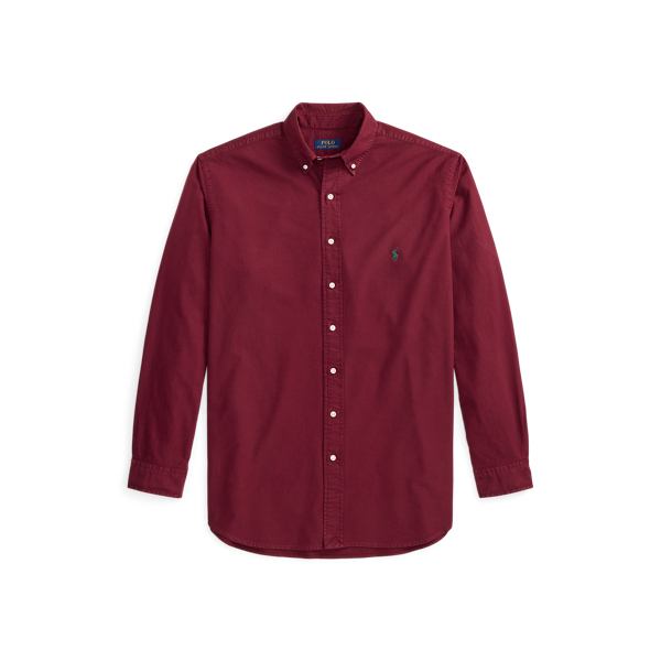 Classic Wine Garment-Dyed Oxford Shirt Big & Tall 1