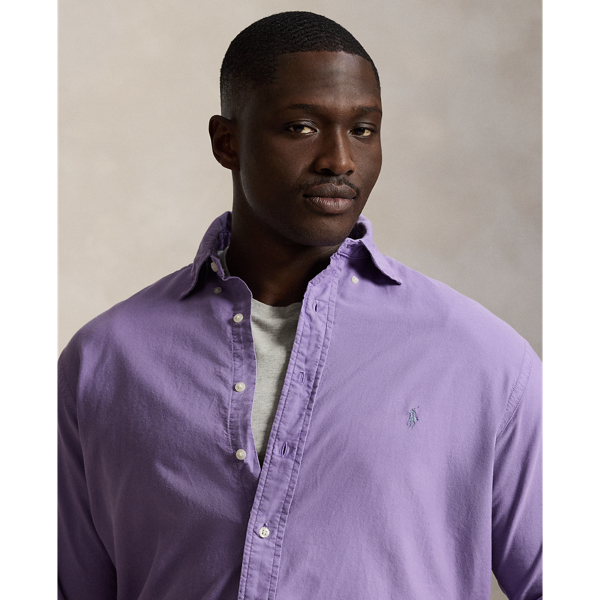 Garment-Dyed Oxford Shirt