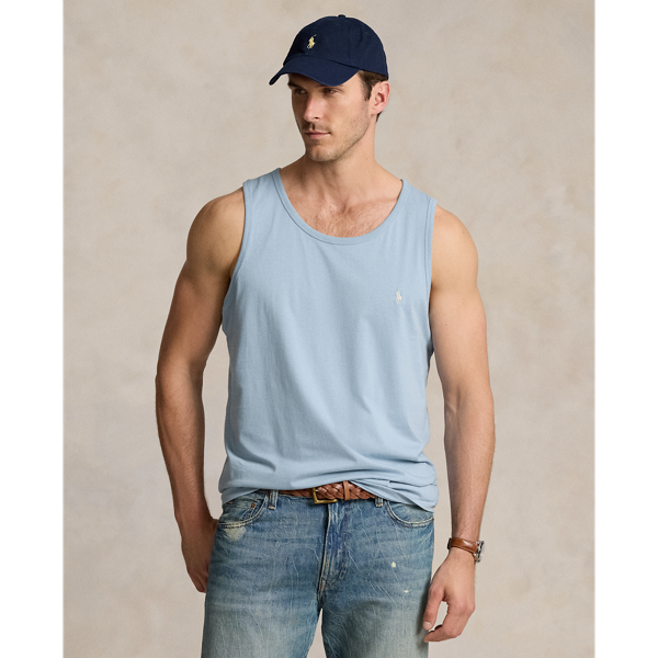 Vessel Blue Washed Jersey Tank Big & Tall 1