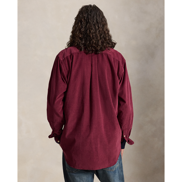 Classic Wine Fine-Wale Corduroy Shirt Big & Tall 5