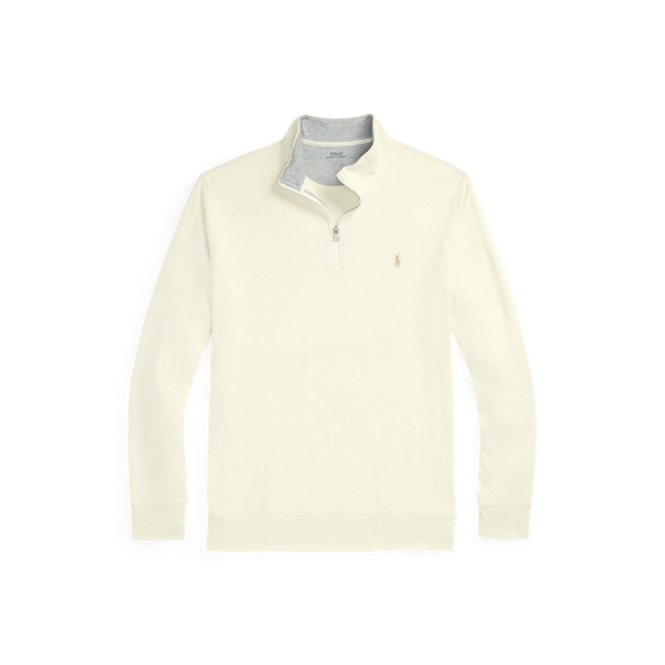 Luxury Jersey Quarter-Zip Pullover
