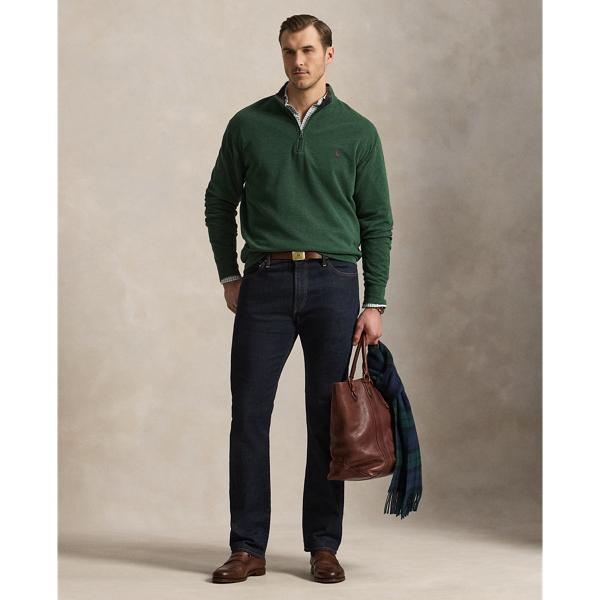 Luxury Jersey Quarter-Zip Pullover