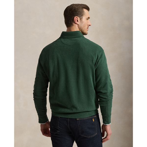 Luxury Jersey Quarter-Zip Pullover