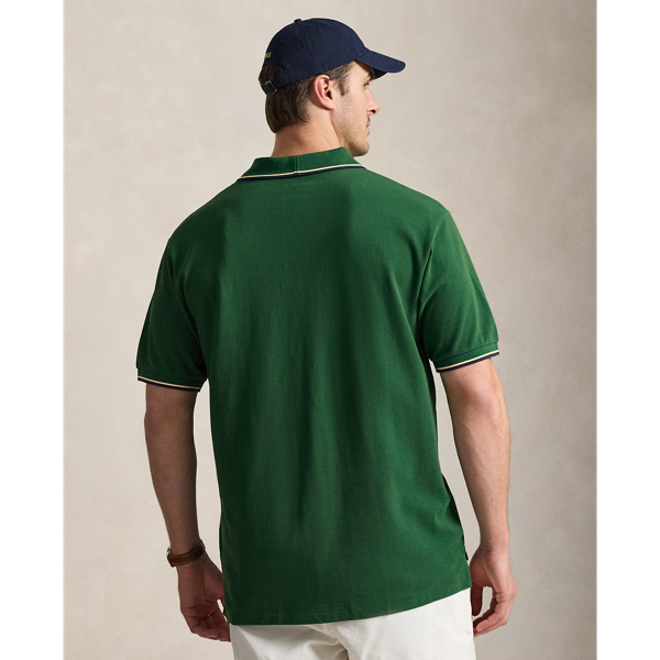 Polo en coton piqu&eacute; Big & Tall en Vert New Forest 5