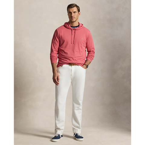 Мужская футболка Ralph Lauren Jersey Hooded, цвет: Ягодный