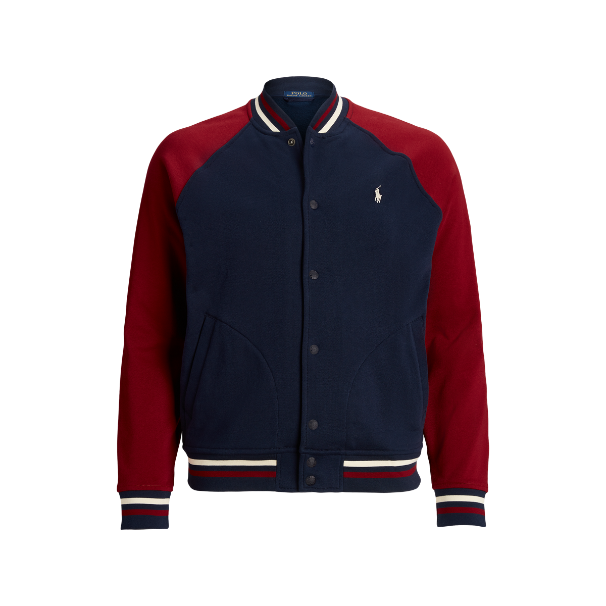 送料関税無料【POLO RALPH LAUREN】RL Fleece Baseball Jacket Big Pony Fleece Baseball Jacket