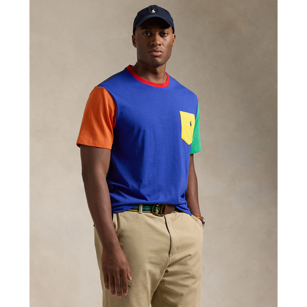 Color-Blocked Jersey T-Shirt