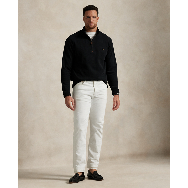 Polo Black Estate-Rib Mockneck Pullover Big & Tall 4