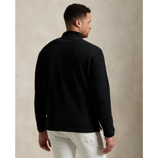 Polo Black Estate-Rib Mockneck Pullover Big & Tall 5