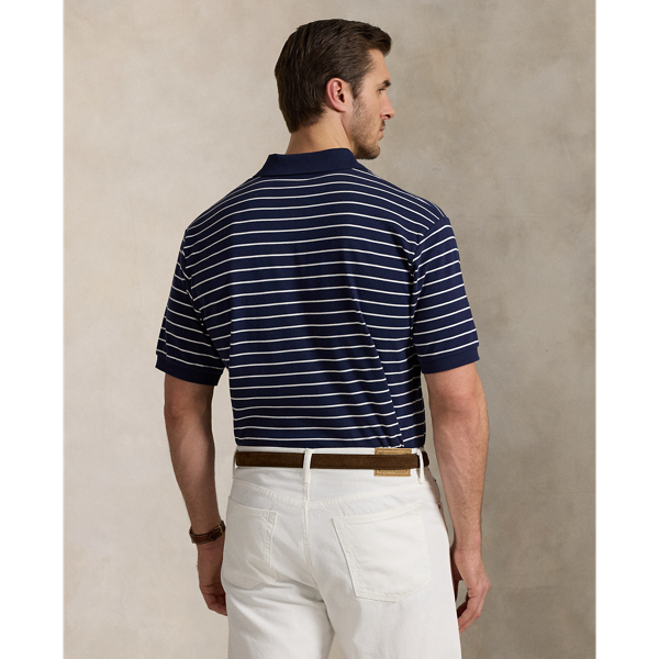 Striped Soft Cotton Polo Shirt